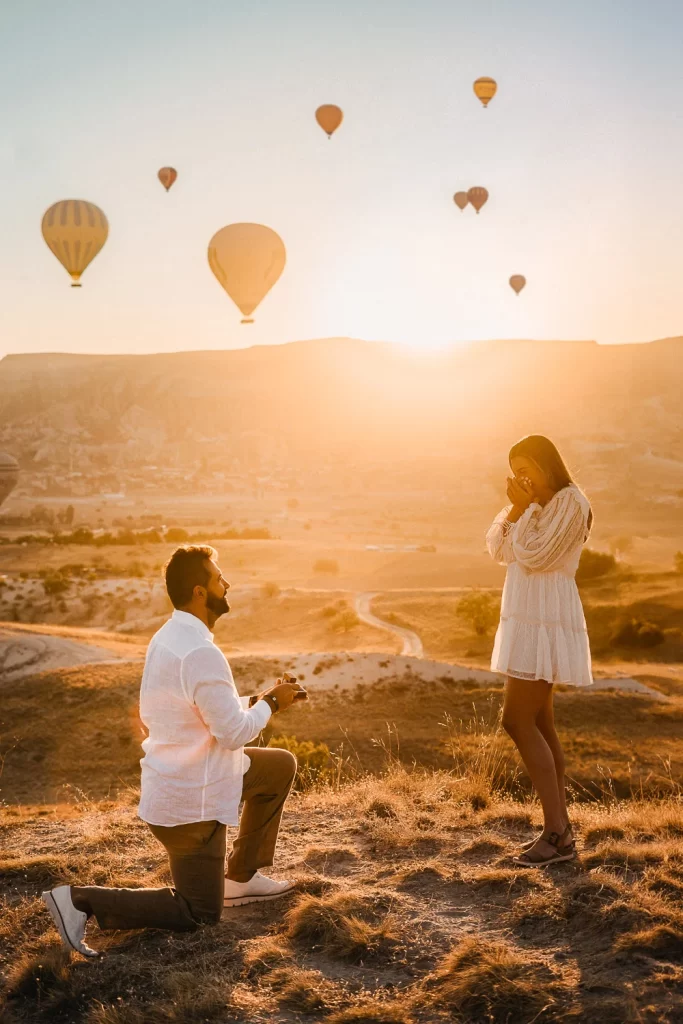 cappadocia surprise marriage proposal photographer