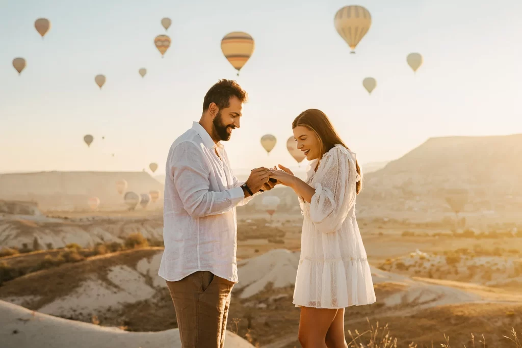 cappadocia surprise marriage proposal photographer